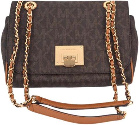 Michael Kors Vivianne Medium Shoulder Flap Signature Brown 